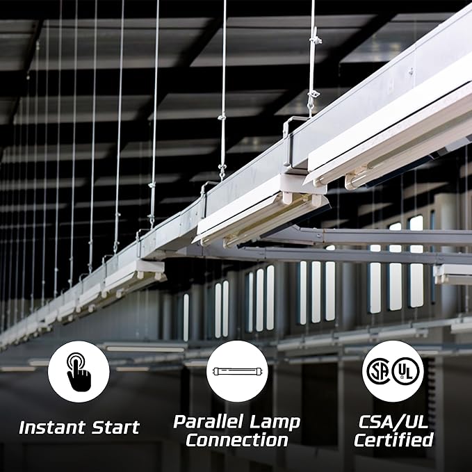 10 Pack - Replacement for ICN-4P32-SC 3 & 4 Lamp T8 Fluorescent Electronic Ballast - 120-277 Volt - Instant Start - UL Approved