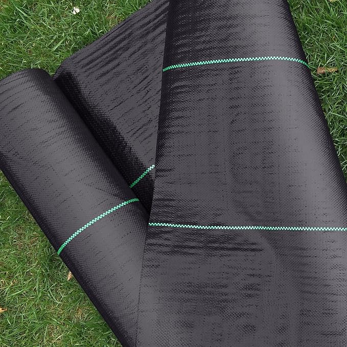 5ft x 300ft Landscape Fabric Durable Weed Barrier Mats Prevent Weeds, Easy Install Weed Blocker, Premium Weed Barrier Fabric