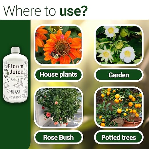Elm Dirt's Bloom Juice for All Flowering Plants (1-32 oz Bottle)