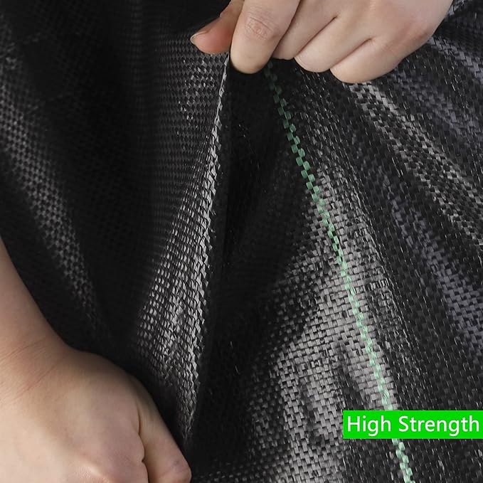 Weed Barrier Fabric 3.2oz Heavy Duty - 4ft x 300ft Landscape Fabric | Easy Install & Rugged Plastic Ground Cover Weed Barrier with UV Protection for Gardens, Landscaping Fabric