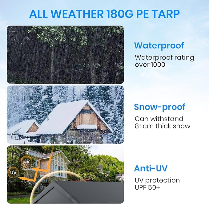Carport 10x20 FT Heavy Duty,Outdoor Portable Garage with Removable Sidewalls & Doors, Waterproof, UV-Resistant Canopy Shelter for Vehicles, Boats, RVs, Trucks, All-Season Car Port, Gray