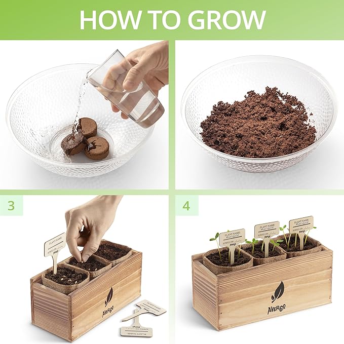 Sunflower Seeds Growing Kit – Complete Seed and Plant Indoor & Outdoor Kit with Sunflower Seeds for Planting, Planter, Soil, Tools, Instructions – Ideal for Planting Sun Flowers at Home