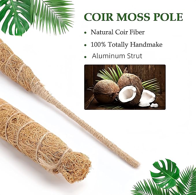 Moss Pole,48'' Moss Pole Monstera Plant Support. (48 Inch)