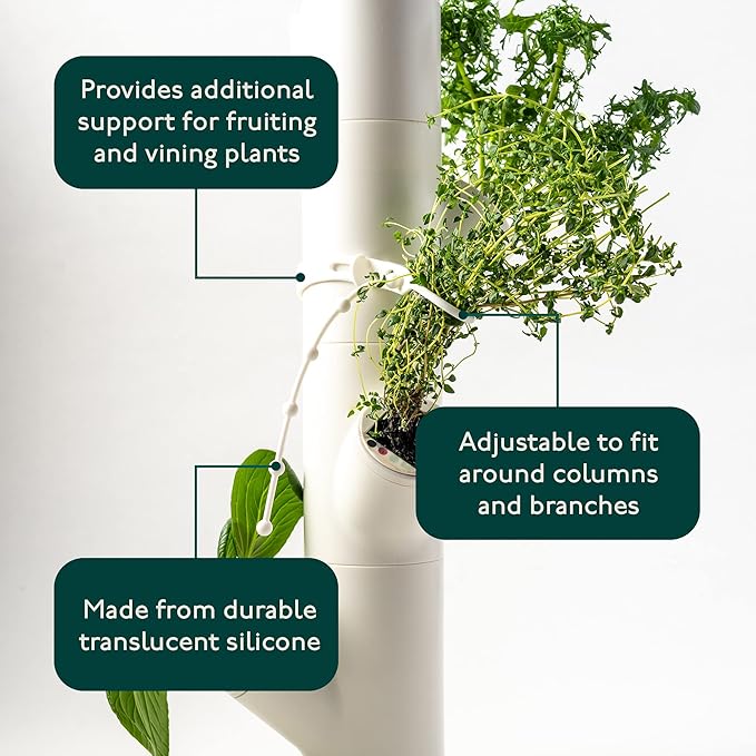 Gardyn Plant Belts – 10 Pack (for use with all Indoor Garden Hydroponics Growing Systems & Vertical Hydroponic Garden Towers) Hydroponic Accessories that give Fruiting Indoor Plants the Support Needed