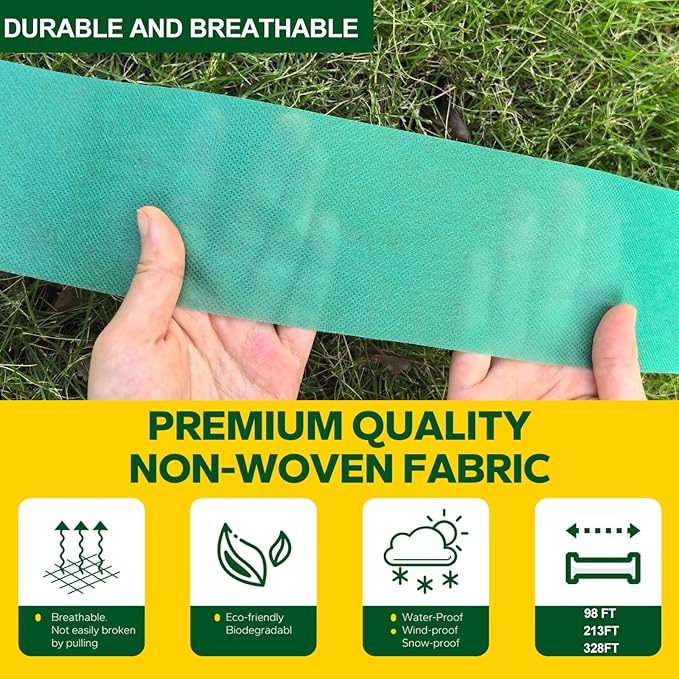 Emycool 328ft Tree Wraps to Protect Bark, Tree Wrap for Damaged Bark, Tree Trunk Wrap to Keep Plants Warm and Tree Trunk Protectors from Deer and Animal, Durable and Effective