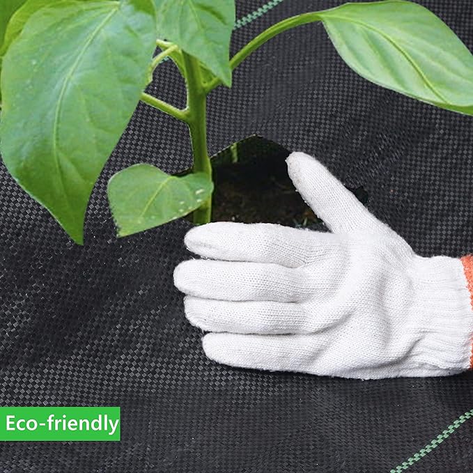 Weed Barrier Fabric 3.2oz Heavy Duty - 4ft x 100ft Landscape Fabric | Easy Install & Rugged Plastic Ground Cover Weed Barrier with UV Protection for Gardens, Landscaping Fabric