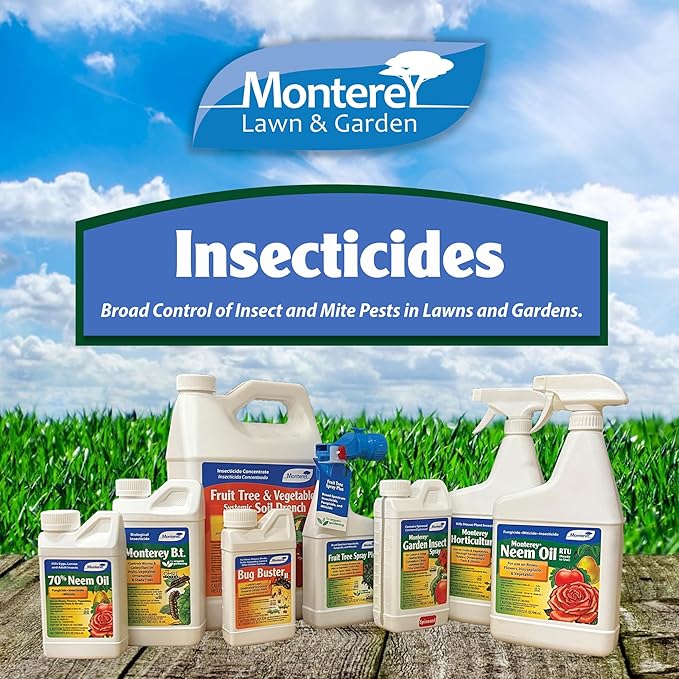 Monterey Insecticidal Soap - RTU - Ready to Use - 1 Quart - for Organic Gardening