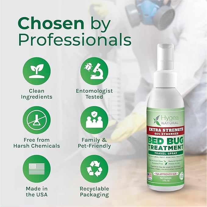 Extra Strength 3oz Travel Spray –TSA Approved - New Formula 66% Stronger- Stain & Scent Free Treatment – Natural Formula - Child & Pet Safe (50 Pack)