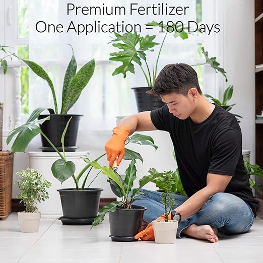 Fiddle Leaf Fig and House Plant Fertilizer Pellets |16-5-11 Slow Release Pellets for Seedlings and Mature Houseplants | Multi-Purpose Blend & Gardening Supplies| 5.2 oz Resealable Packaging
