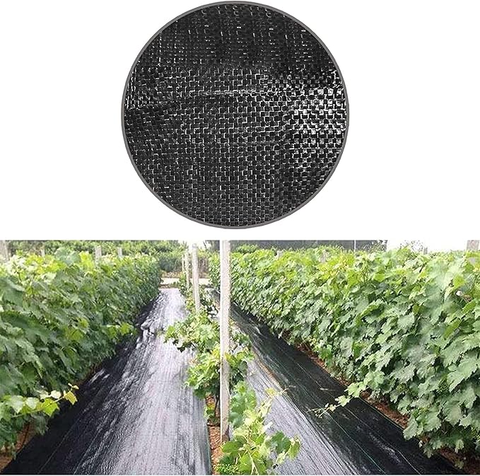 Weed Barrier Fabric Planting Cover - 6 x 100 FT Heavy Duty Landscape Fabric Ground Cover Block for Outdoor Planting