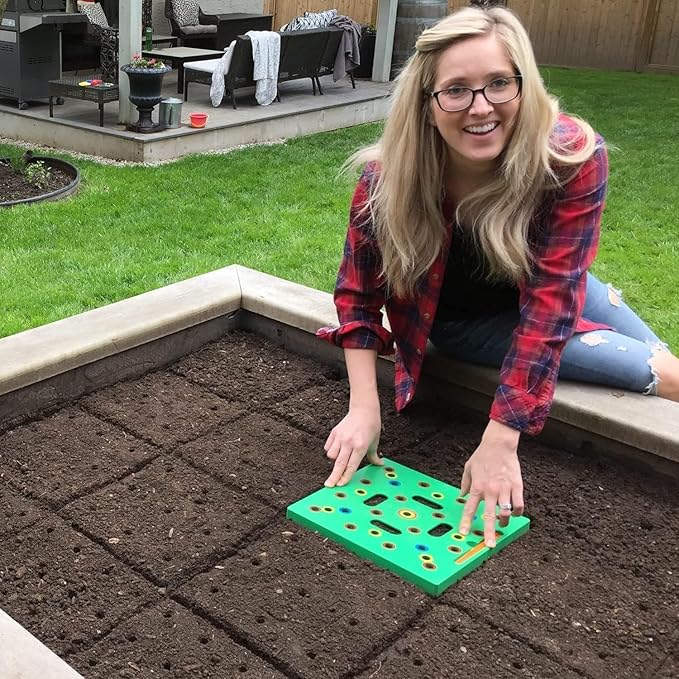 Seeding Square, Seeding Circle and The Row Seeder - All Seed Spacers in one Bundle