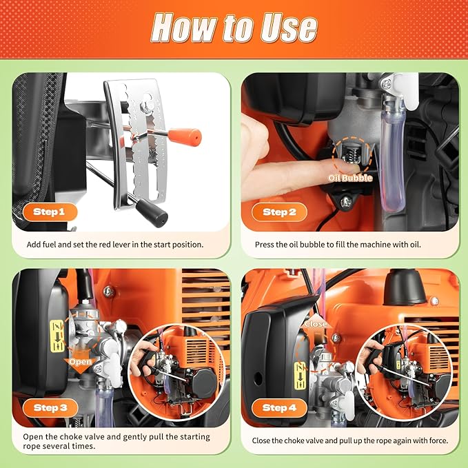 Gas Powered Backpack Sprayer, 3.7gal Fogger Sprayer Blower Garden Backpack Blower for Efficient Garden Spraying and Outdoor Protection