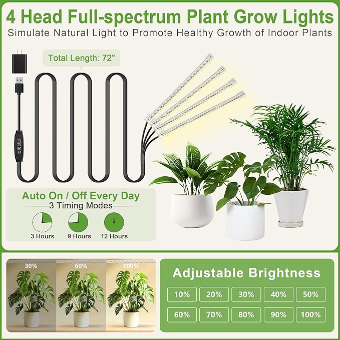 Plant Stand Indoor With Grow Lights, Plant Stand Indoor Tall, Metal Plant Stands Indoor Clearance, Tree Shaped Plant Rack Indoor (BlackTree)