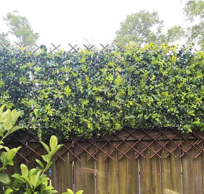 Nature Willow Trellis Expandable Plant Support Plant Climbing Lattices Trellis Willow Expandable Trellis Fence for Climbing Plants Support 36x92 Inch,Double Panel (2, Willow Wicker Fence)