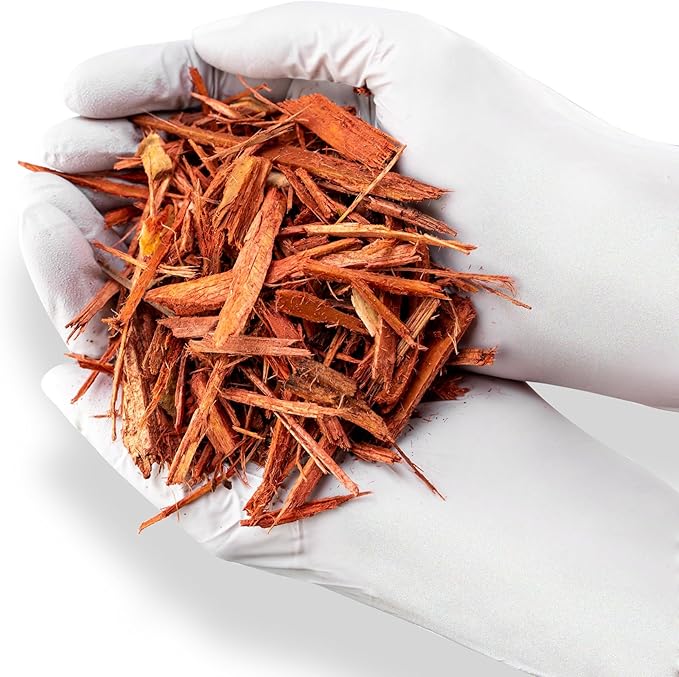 Premium Red Mulch - Create a Striking and Eye-Catching Garden Design - 3 QUARTS
