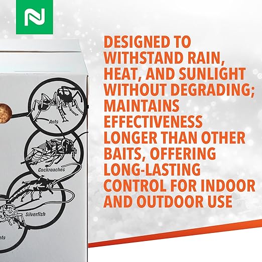 Nisus Niban Granular Bait, Weather-Resistant, Boric Acid Formula, Ants, Roaches, Crickets, Slugs & Snails, Indoor/Outdoor Use, 40 lbs
