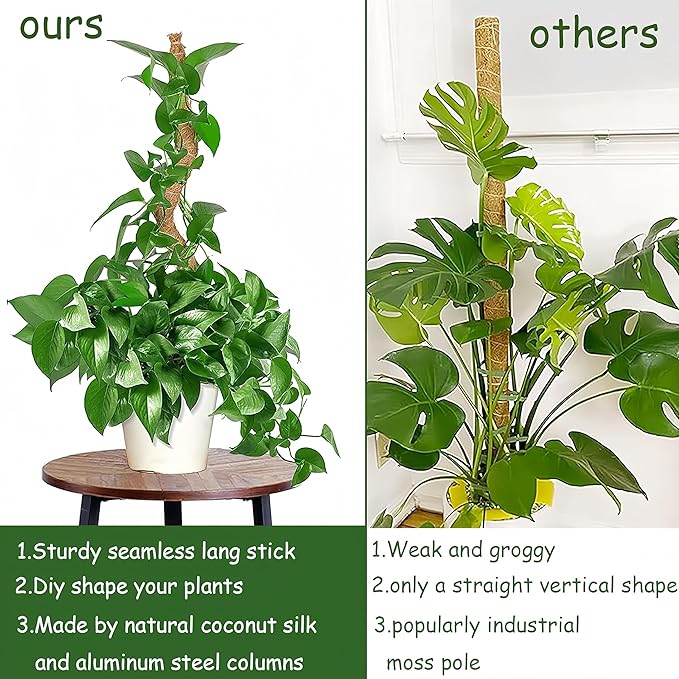 Moss Pole,48'' Moss Pole Monstera Plant Support. (48 Inch)