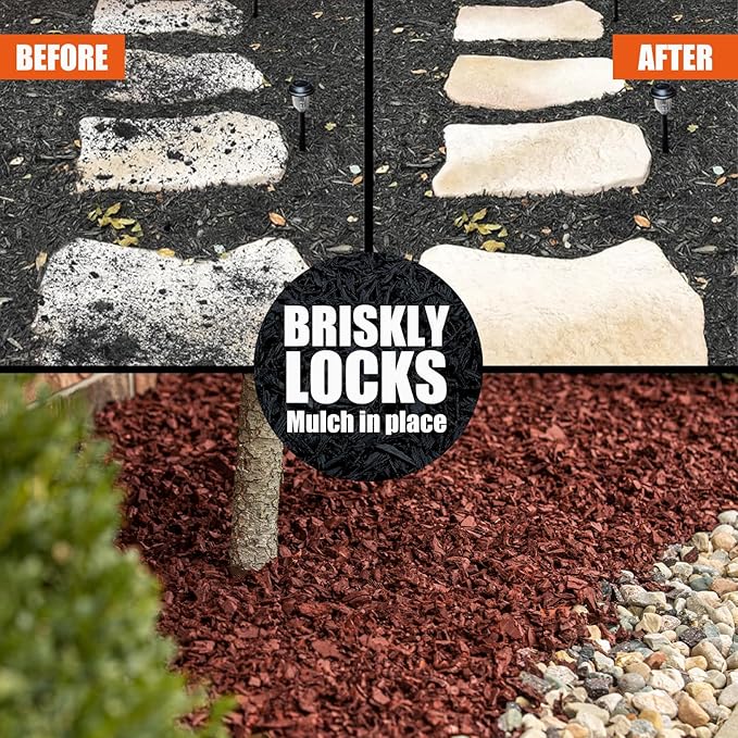 Mulch Glue for Landscaping, 4Gallon Rock Glue, Fast-Dry Non-Toxic Weather-Resistant Strong Gravel Binder, Pine Straw Outdoor Strong Pebble Gravel Hold for Garden, Mulch Lock and Pea Gravel Stabilizer