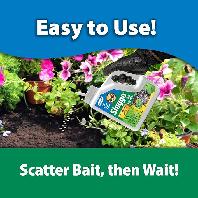 Monterey - Sluggo - Wildlife and Pet Friendly - Snail & Slug Killer, OMRI Listed for Organic Gardening - 2.5-Pounds