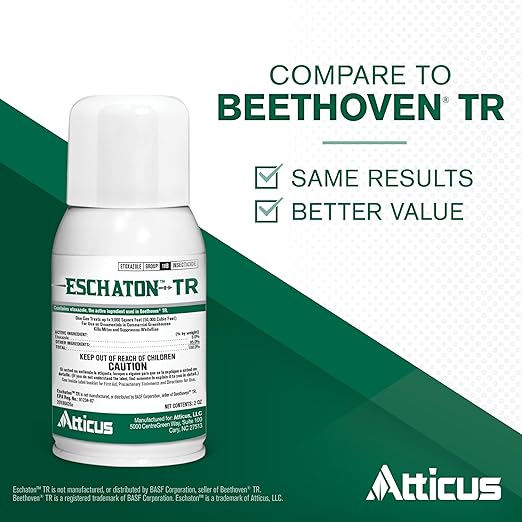 Atticus Eschaton TR Greenhouse Fogger (2oz Can) - (Compare to Beethoven) - Total Release Etoxazole Insecticide/Miticide - Kills Mites and Suppresses Whiteflies (12 Pack)