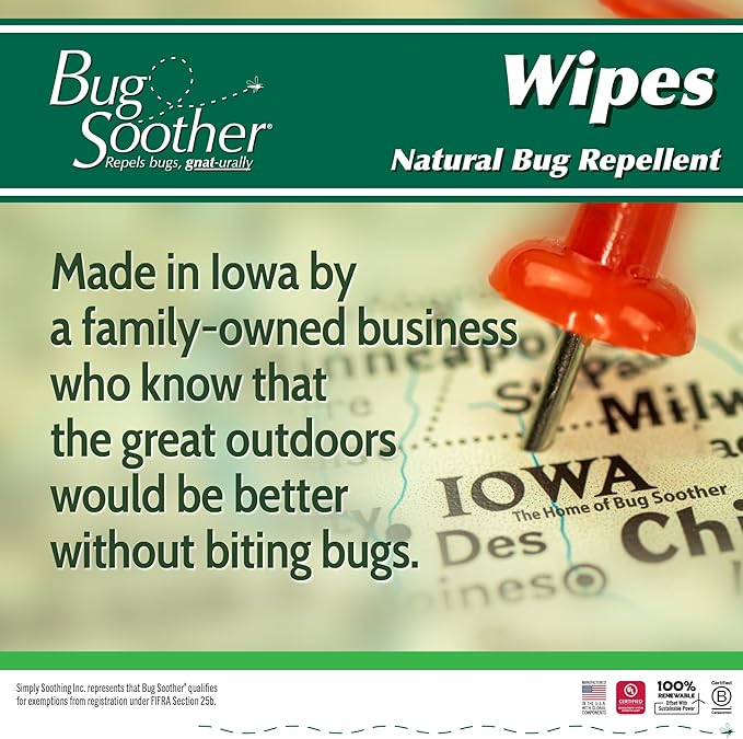Bug Soother Balm - Natural Insect, Gnat, Black Fly, and Mosquito Deterrent - DEET Free - Safe for Adults, Kids, Pets, & Environment - Made in USA - 0.56 oz. (2-Pack)