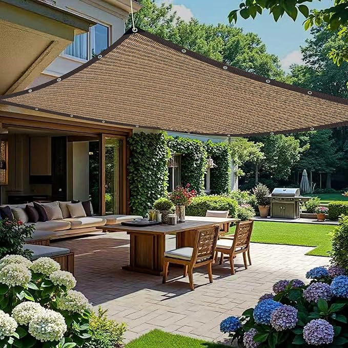 80% Sunblock Shade Cloth Net Resistant - 12x24Ft Garden Shade Mesh for Plant Cover, Greenhouse, Chicken Coop, Kennels, Tomatoes Plants