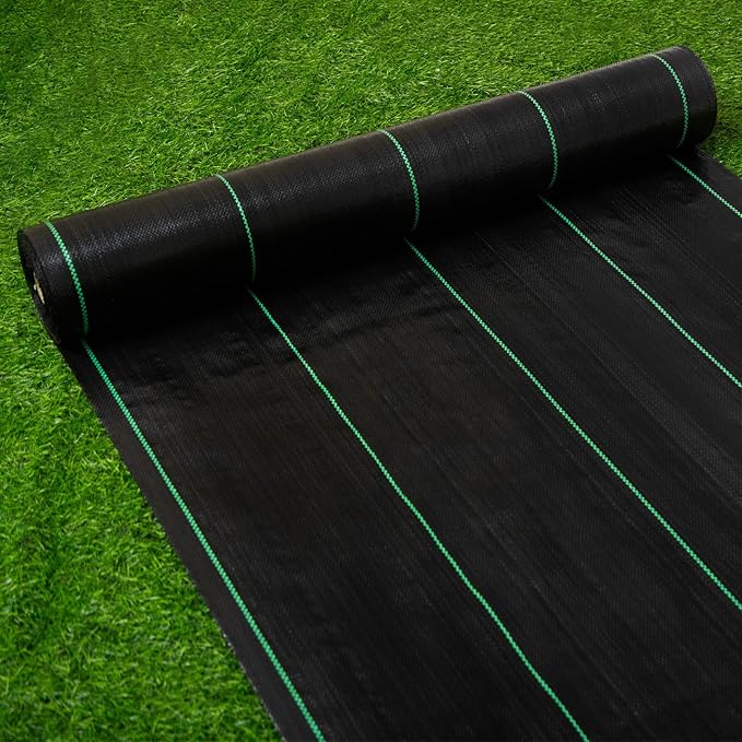 6.5FT x 300FT Weed Barrier Landscape Fabric Heavy Duty,Weed Blocker Fabric, Geotextile Fabric Under Gravel,Garden Tarp to Prevent Weeds, Landscaping Fabric, Driveway Fabric