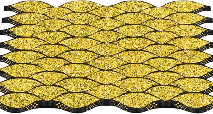Ground Grid Black Base Grid, Durable Ground Reinforcement for Gardens Yards Pathways Slopes, Parking Landscaping (40x4Ft x 2Inch)