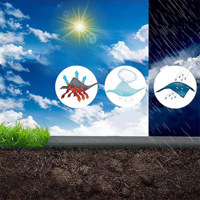 Weed Barrier Fabric Planting Cover - 6 x 100 FT Heavy Duty Landscape Fabric Ground Cover Block for Outdoor Planting