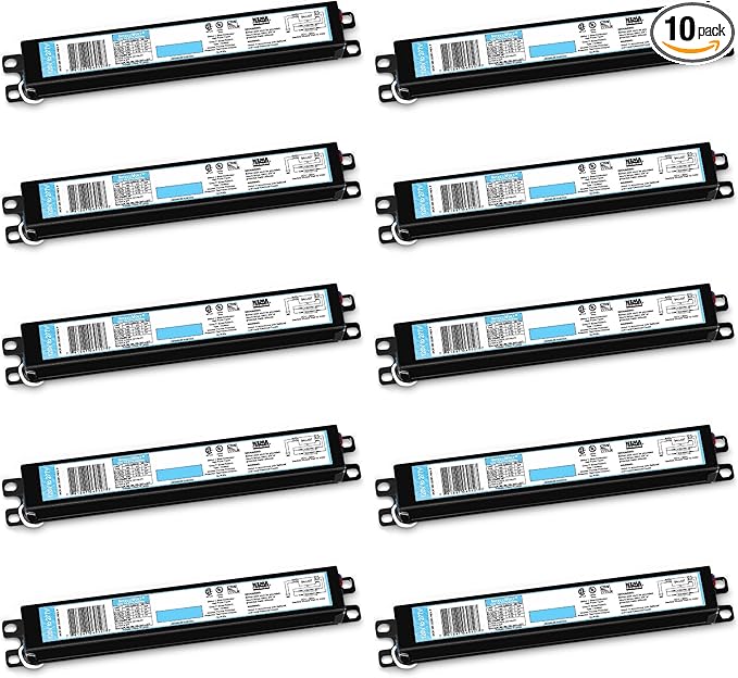 OHLECTRIC (10 Pack) Replacement for ICN-1P32-SC 1 Lamp - T8 Fluorescent Electronic Ballast - 120-277 Volt - Instant Start - Standard and Energy Efficient Ballasts - UL Approved