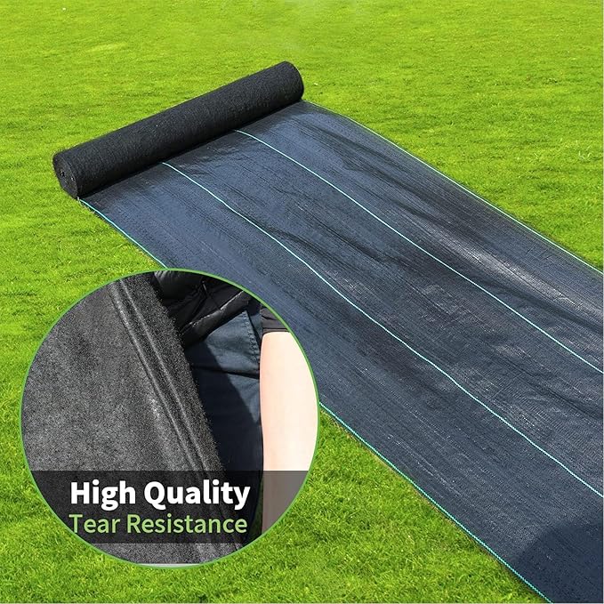 Weed Barrier 3ft x 300ft Landscape Fabric 3.2oz Weed Barrier Fabric, Easy Setup Landscaping Fabric, Garden Weed Fabric for Gardening, Farming