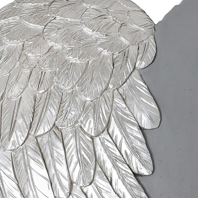 Let's Make Memories Personalized Memorial Garden Stone - Sympathy - Loss of Loved One - Condolences - Indoor/Outdoor - Durable Resin - 3D Wings of Love - in His Keeping