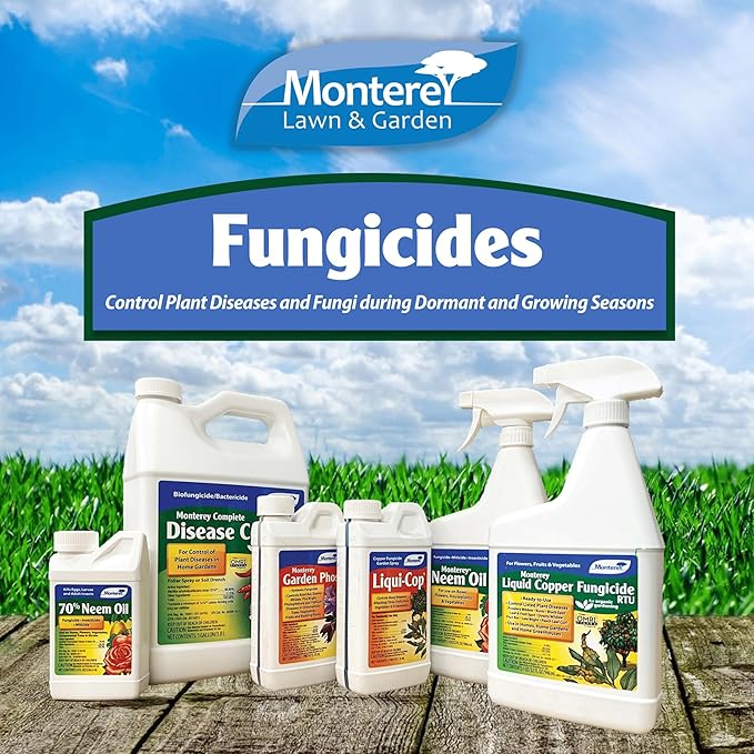 Monterey Liqui-Cop - Copper Fungicide Garden Spray for Citrus and Fruit & Nut Trees - 1 Gallon