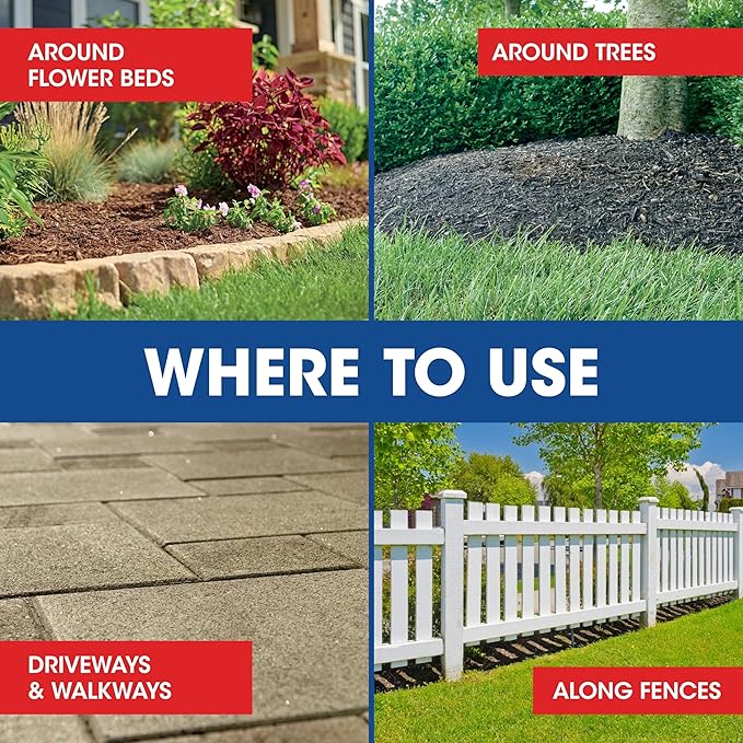 Roundup Weed & Grass Killer₄ Concentrate, Use in and Around Flower Beds, Walkways and Other Areas of Your Yard, 1 gal.