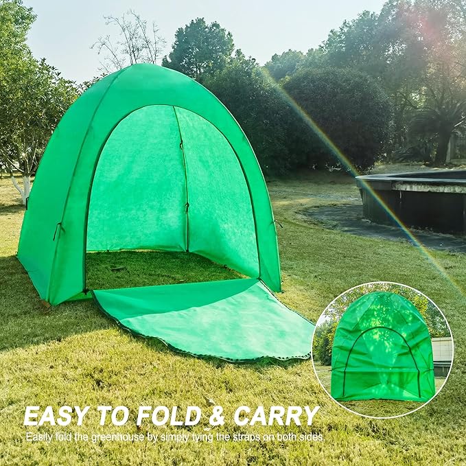 59″*59″*60″ Winter Plant Warm Covers - Raised Bed Cover, Garden Row Accelerator, Warm Tent Freeze Protection Humidity Domes for Germination, Seedling Propagation Protecting Plants from Animals