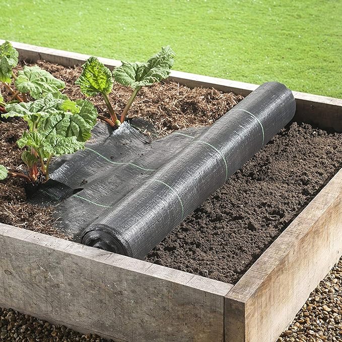 5ft x 300ft Landscape Fabric Durable Weed Barrier Mats Prevent Weeds, Easy Install Weed Blocker, Premium Weed Barrier Fabric