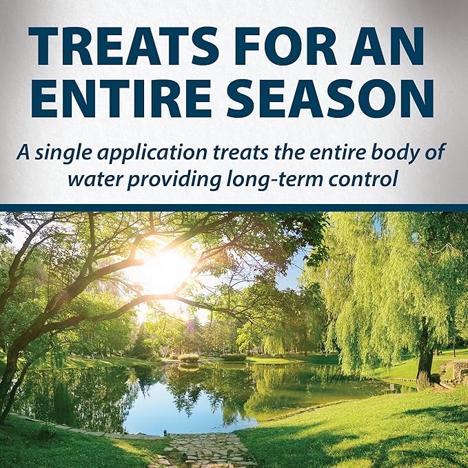 Airmax Wipeout Pond Weed Defense, Herbicide & Aquatic Weed Control, Controls Duckweed & Other Unwanted Submerged & Floating Vegetation, Easy-to-Use & Long Lasting, All-Season Treatment - 8 Ounce