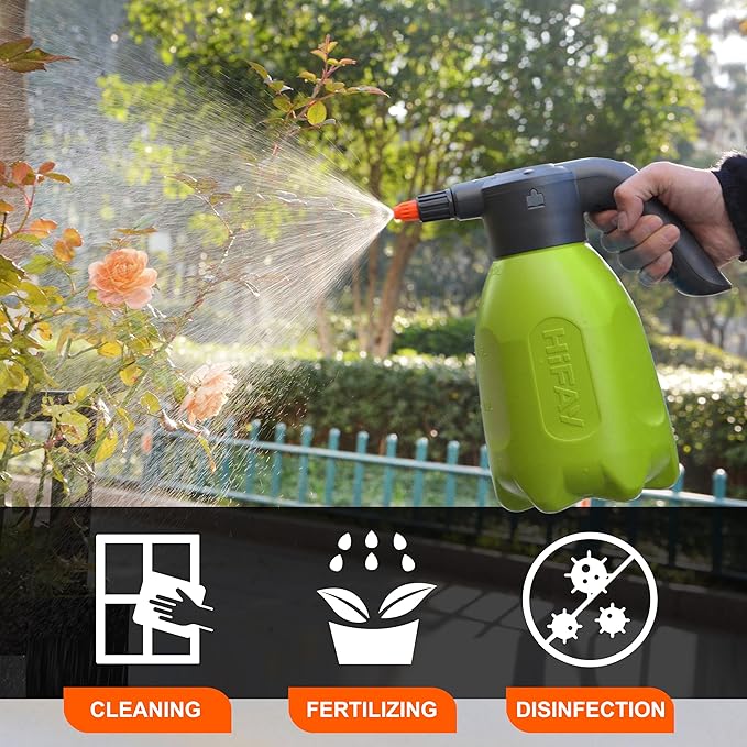 ES2-PRO Electric Spray Bottle 2L/0.5Gallon, Rechargeable Battery Powered Sprayer Spray 60 Bottles On a Single Charge, Automatic Plant Mister,Pump Sprayer,Indoor Watering Can for Plants