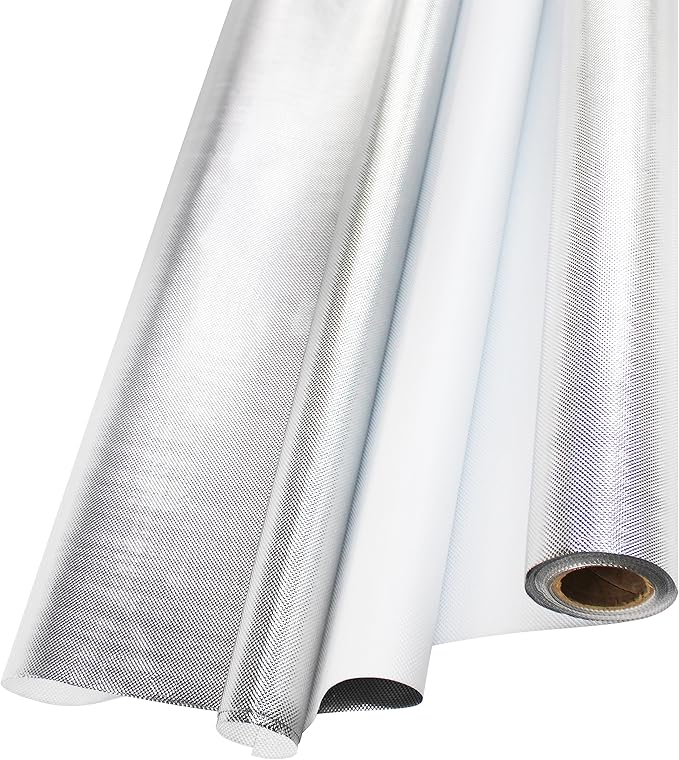 TEXALAN(R) Diamond Film Foil Roll Highly Reflective Mylar Film Roll for Grow Room 4X25FT 6 Mil