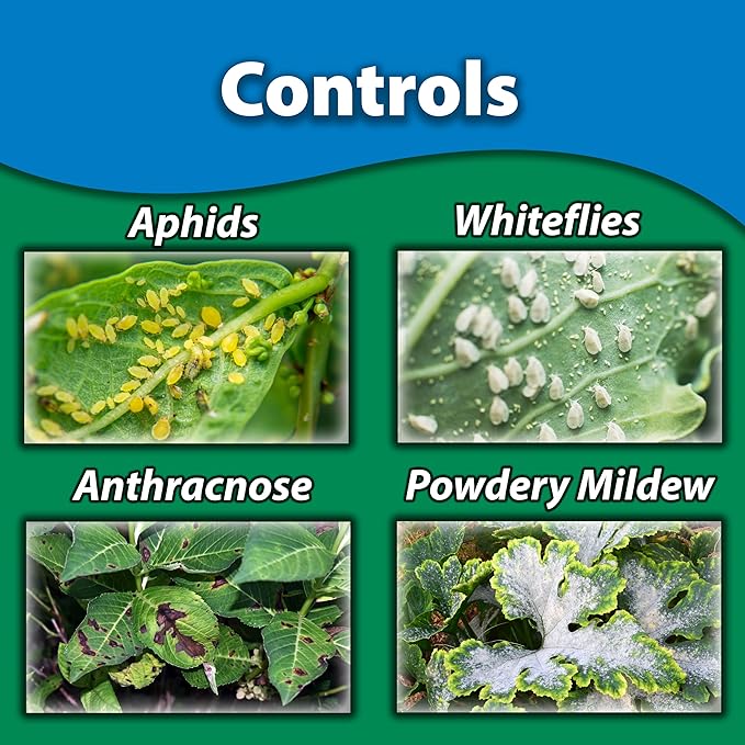 Monterey (LG6145) - 70% Neem Oil Ready-To-Spray Insecticide, Miticide, & Fungicide (16oz.)