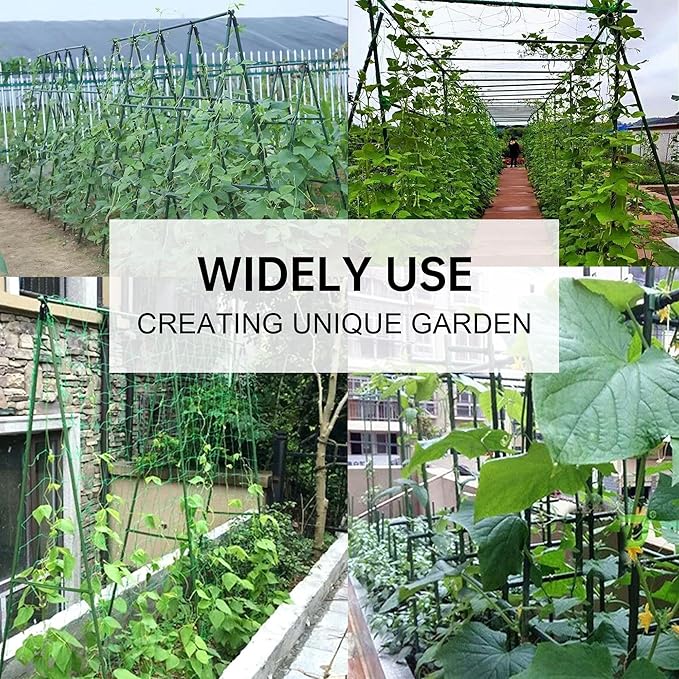 Garden Stakes 4ft, Metal Plant Stakes 4 Feet 30 Pack for Gardening and Farm, 48" Plastic Coated Plant Support for Tomato, Cucumber, Bean, Flower, Potted and More Climbing Plants