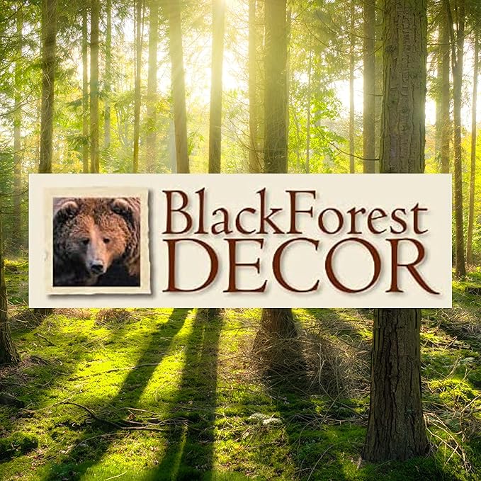 Black Forest Décor Bear on Tree Wall Shelf