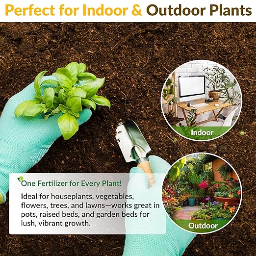 Organic Earthworm Casting All-Natural Fertilizer, ~15 lbs, for Indoor and Outdoor Planting, Enhances Root and Overall Health, Revitalizes Soil with Health Microbes,15 Quarts.