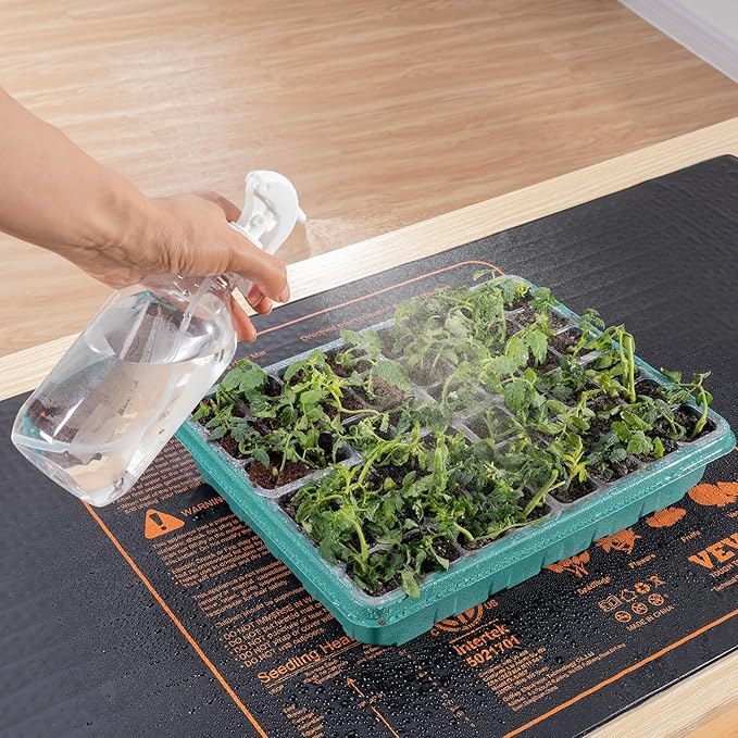 VEVOR 48"x 20.75" Seedling Heat Mat w/Digital Thermostat Combo Set,MET-Listed Heating Pad for Seed Starting, Waterproof Seed Mats for Germination, Indoor Gardening, Hydroponic, Greenhouse, 1 Pack