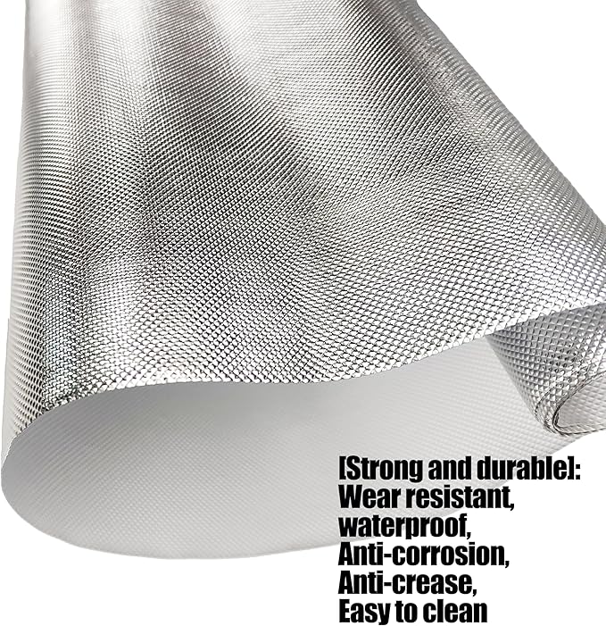 TEXALAN(R) Mylar Film Roll Diamond Film Foil Roll Highly Reflective for Grow Room 6 Mil 4X25FT