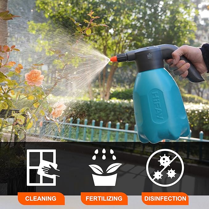 ES2-PRO Electric Spray Bottle 2L/0.5Gallon, Rechargeable Battery Powered Sprayer Spray 60 Bottles On a Single Charge, Automatic Plant Mister,Pump Sprayer,Indoor Watering Can for Plants