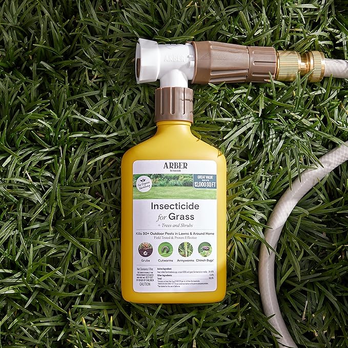 Arber Organic Liquid Concentrate for Indoor and House Plants | Natural Gardening (RTS Insecticide Lawn, Tree & Shrub)