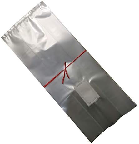 SUCOHANS Mushroom Grow Bags XLS Extra Large Size 10'' x 5.5'' x 24'' /Sealable Spawn/Myco Bags with 0.5 Micron Filter Designed for Mushroom Cultivation Growing (10)