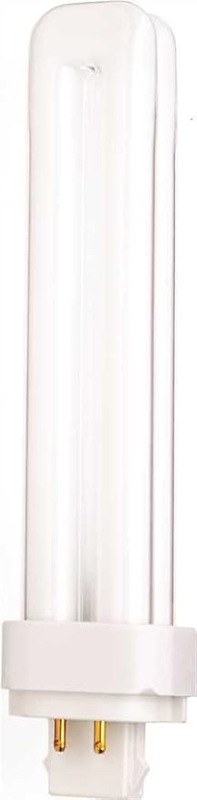 Satco S8339 3500K 26-Watt G24q-3 Base T4 Quad 4-Pin Tube for Electronic and Dimming Ballasts,White, 1 Count (Pack of 1)