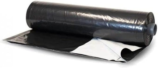 Farm Plastic Supply - Silage Tarp Black/White Plastic Sheeting - 5 Mil (50' x 40') - Heavy Duty Polyethylene Plastic Tarp for Silage Cover, Bunker Cover for Farming, Agriculture, Ground Covering